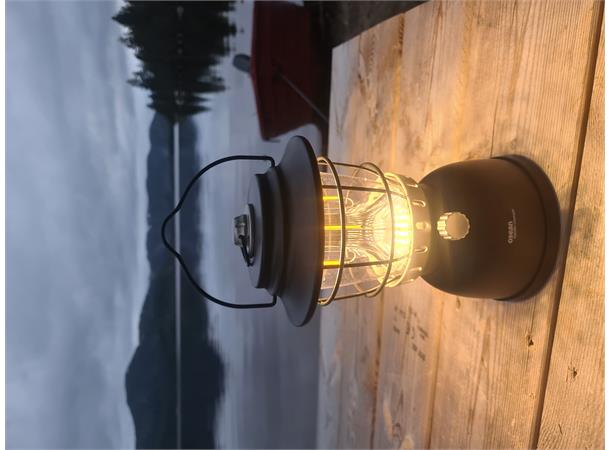 OSEAN Oppladbar Campinglykt Matt Svart