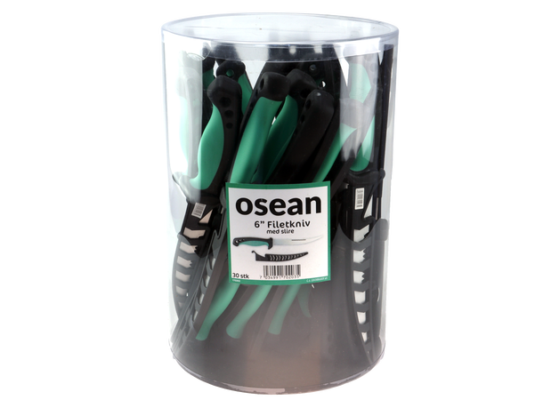 Osean Filetkniv 6" - 30stk Knivbøtte - med slire 