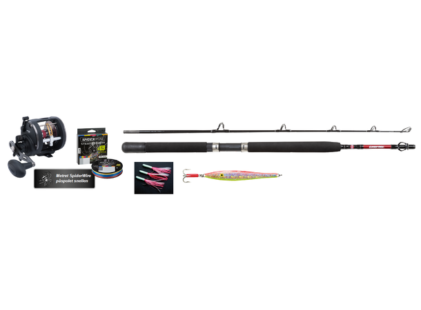 Penn Warefare 4.0 - Sett - 180 cm Kompett havfiskekombinasjon 