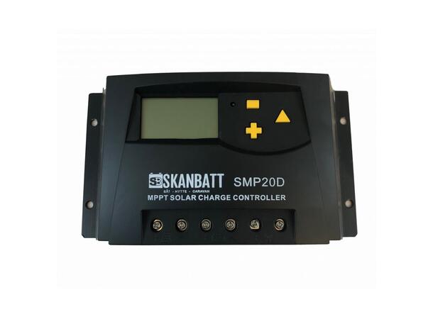 Skanbatt Solcelleregulator - MPPT 20 A - 12/24 V 