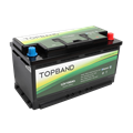Topband Lithium Heat Pro12v100Ah batteri m/Bluetooth og varmefolie