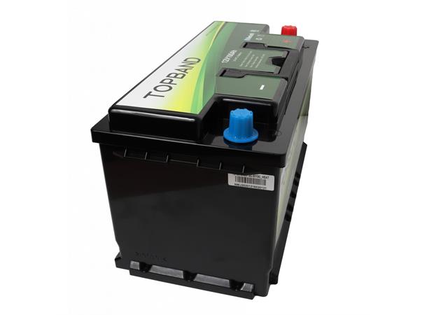 Topband Lithium Heat Pro12v100Ah batteri m/Bluetooth og varmefolie