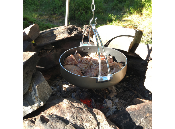 Eagle Hot Pan - Turstekepanne Aluminium - 26x6 cm - 1 kg 
