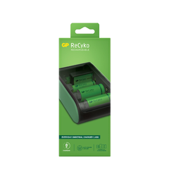 GP ReCyko Universal batterilader Lader AAA, AA, C, D, 9 V NiMH-batterier