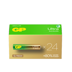 GP Ultra Alkalisk batteri AAA - 24pk 24AU/LR03 - 1,5V