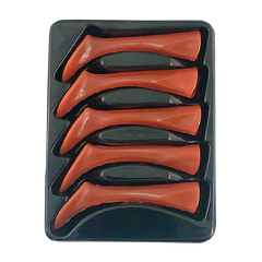 Headbanger Shad 11 Rep. tails, 5 pcs Red Craw