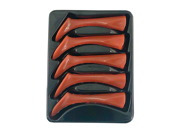 Headbanger Shad 11 Rep. tails, 5 pcs Red Craw 