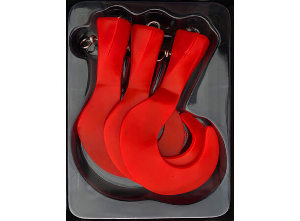 Headbanger Tail Rep. tails, 3 pcs Red 