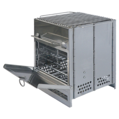 Portabel vedovn Med grillrist 27x20x20 cm