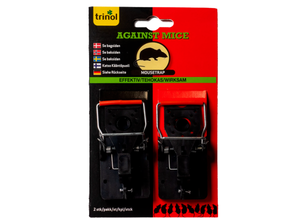 Trinol Musefelle - 2pk plast/metall Felle - Mus 