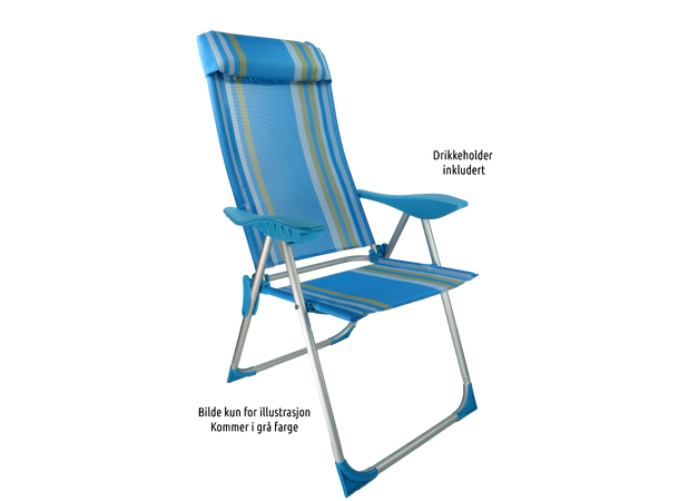 BÅL Campingstol aluminium 60x60x43/112cm