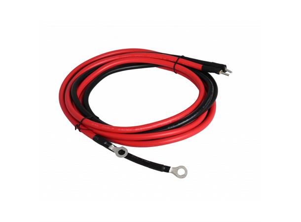 Kabel 2x6mm² 2m m/øye Regulator-Batteri
