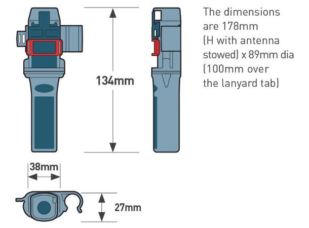 Ocean Signal MOB1 Man Overboard Unit 