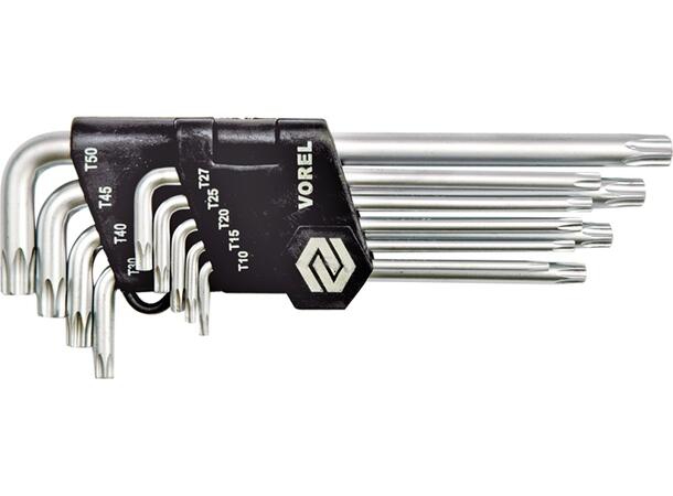 Vorel Torx sett 9 deler - T10-T50 
