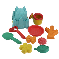 Sandslott - 10 deler Wheat Straw - Strandleke sett