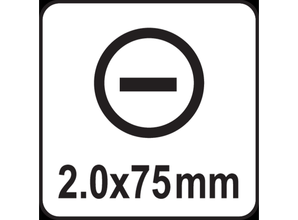Yato Flat skrutrekker Flatskrutrekker - 2x75mm 