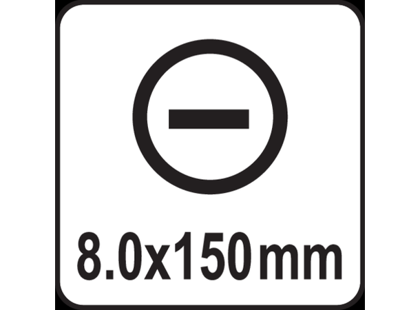 Yato Flat skrutrekker Flatskrutrekker - 8x150mm 