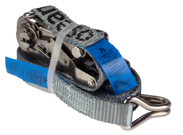 CAL Lastestrammer/Jekkestropp Rustfri - 1,5 Tonn - 25mm x 6m 