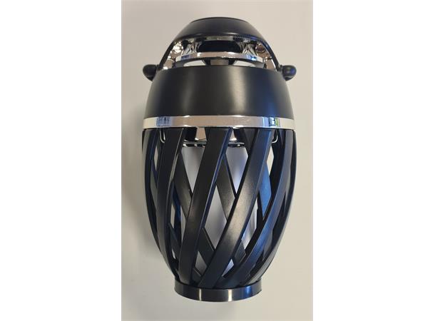 Flammelampe m/Bluetooth høyttaler