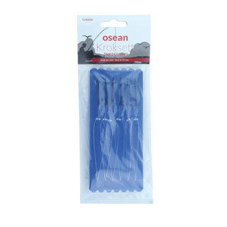 Osean Sorte kroker Kroksett - 5 stk - 5/0