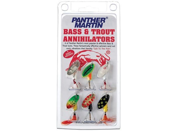Panther Martin - Sett Bass & Trout Annihilators 6 Pack