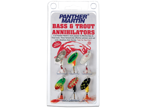 Panther Martin - Sett Bass & Trout Annihilators 6 Pack 