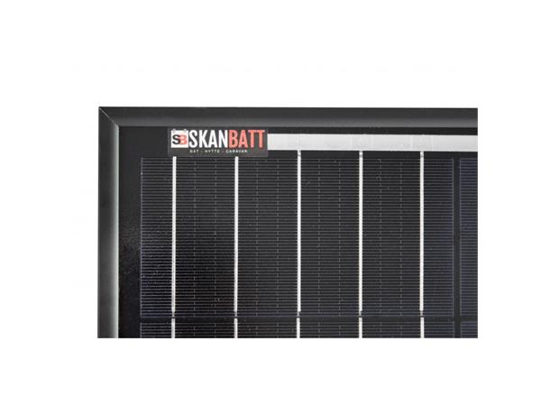 Skanbatt Solcellepanel Mono 200w sort 1500x680x35mm 