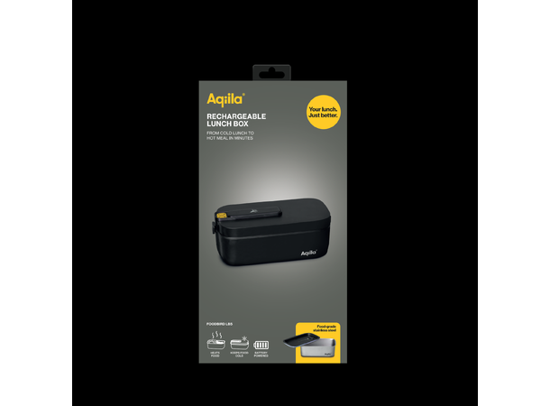 Aqiila Foodbird LB5 Oppladbar matboks - med kjølefunksjon 
