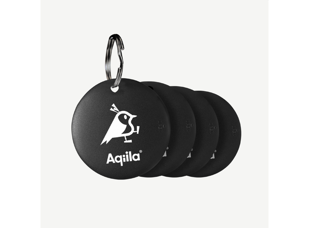 Aqiila Tagbird Sporingsbrikke 4 pk Nøkkelring - Apple og Android 