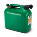 Never Stop Bensinkanne - Gr&#248;nn Plast - 10 Liter- Auto stop helletut