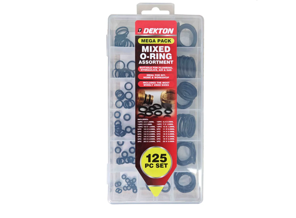O-ring assortement 125 deler O-ring - pakning - Oljebestandig 