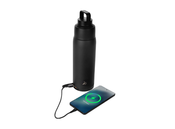 Aqiila Powerbottle BO5 Drikkeflaske - Termos - Powerbank - 0,6l 