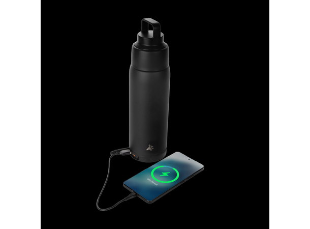 Aqiila Powerbottle BO5 Drikkeflaske - Termos - Powerbank - 0,6l 