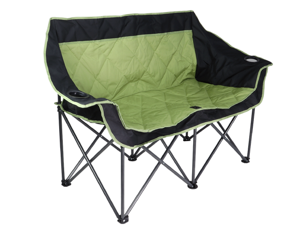 Dobbel Campingstol Sammenleggbar med bæreveske 