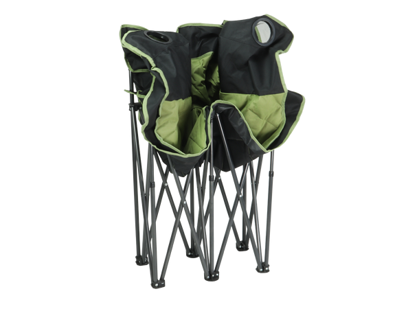 Dobbel Campingstol Sammenleggbar med bæreveske 