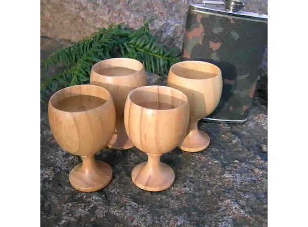Eagle Drammeglass i tre m/stett 4 stk. 0,4dl 