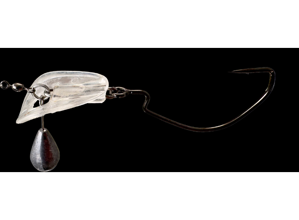 Headbanger BottomRocker4'' 4/0 Deep Dive - 9cm - 15g transparent 