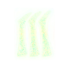 Headbanger Shad 22 Rep. tails, 3 pcs Motoroil/Green