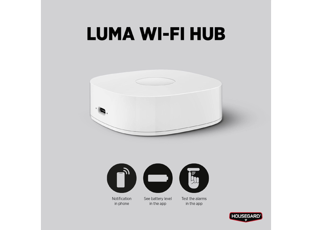 Housegard HUB Luma GW650 - WiFi - Sentral 