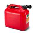 Never Stop Bensinkanne - R&#248;d Plast - 10 Liter- Auto stop helletut