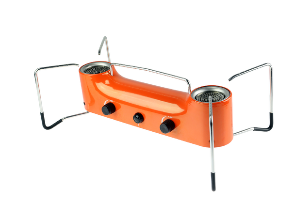 Osean Dobbel Gassbrenner Retro 2x2500w Kokeapparat - Foldbart - Piezotenner 