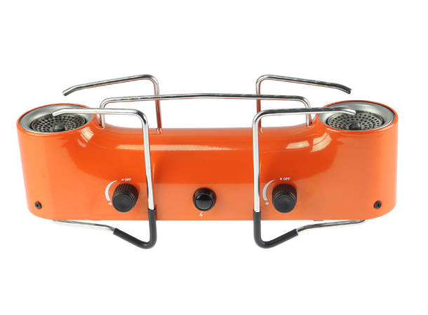 Osean Dobbel Gassbrenner Retro 2x2500w Kokeapparat - Foldbart - Piezotenner 