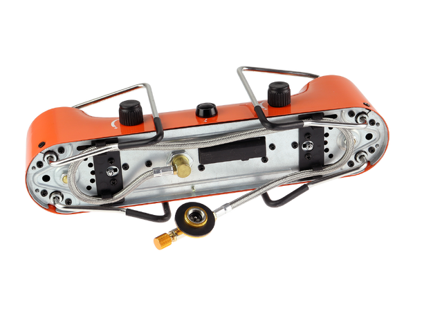 Osean Dobbel Gassbrenner Retro 2x2500w Kokeapparat - Foldbart - Piezotenner 