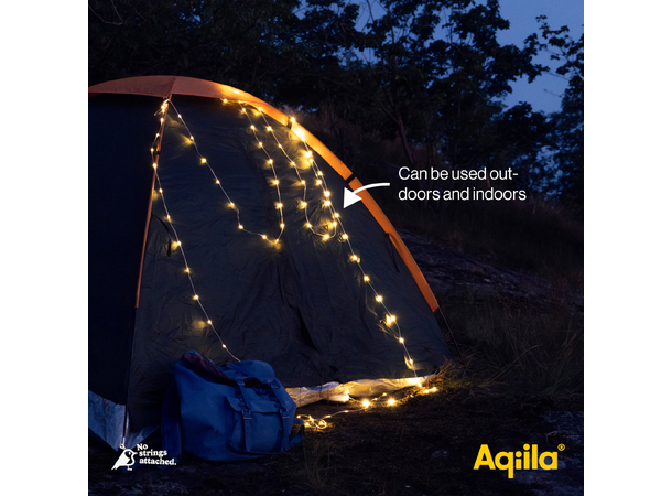 Aqiila Lightbird BL2 Uttrekkbar lyslenke - Camping - Oppladb. 