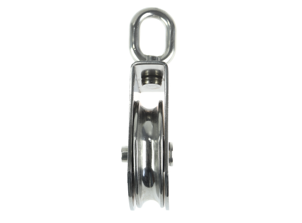 CAL Blokk m/svivel - Avtagbart hjul AISI316 - 100mm - 18mm tau 