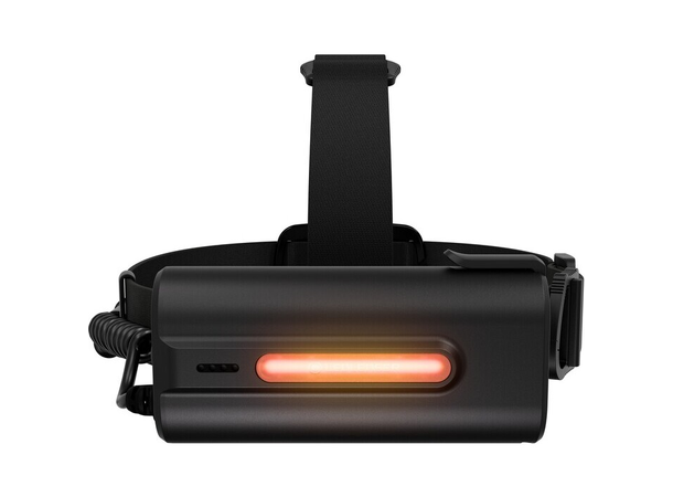 Hodelykt Ledlenser H19R 3800lm Multilens Oppladbar - 35,4Wh - 320m - baklys 