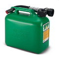 Never Stop Bensinkanne - Gr&#248;nn Plast - 5 Liter- Auto stop helletut