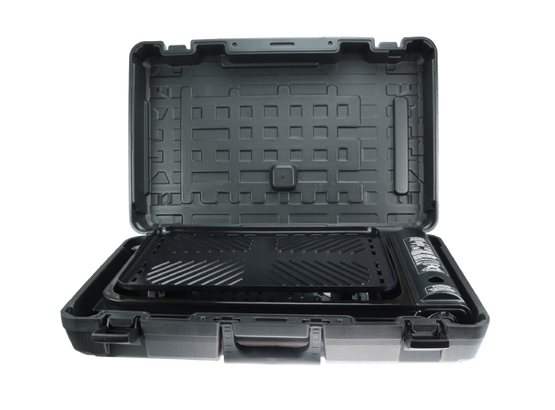 Osean Gassgrill 2200w m/koffert Grillplate - Piezotenner 
