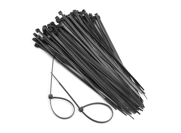 Strips sort 4,8x250mm 100stk uV - 20kg - 65mm Ø 