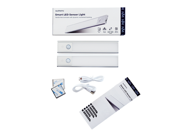 Sunmatic Sensorlampe LED 20cm 2-pk Oppladbar - USB C 